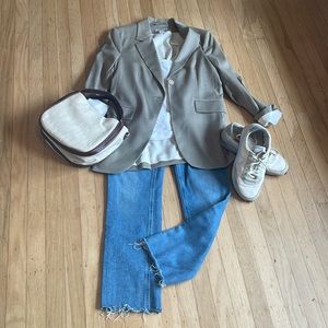 Khaki H&M Light Weight Blazer